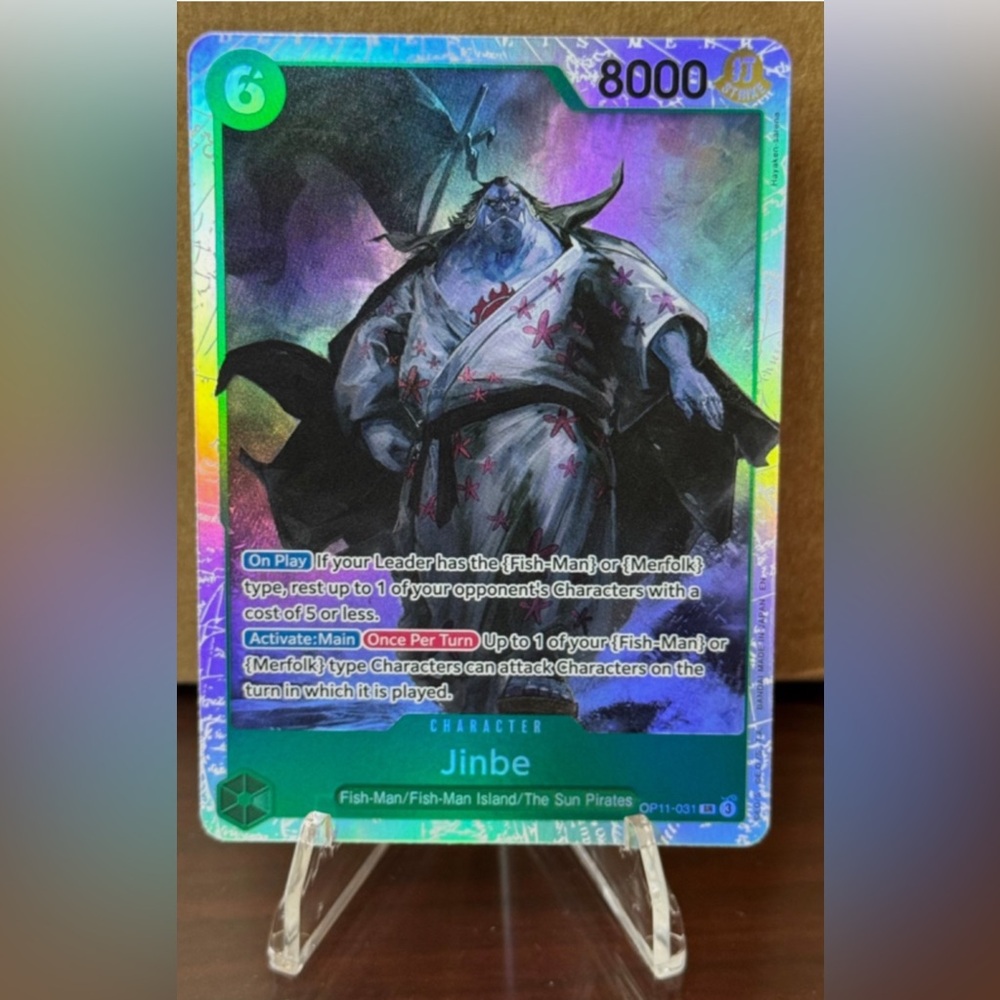 Jinbe (031) OP11-031 A Fist of Divine Speed Foil, Super Rare